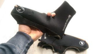 After a crash you'll be pleased you had overshoes on