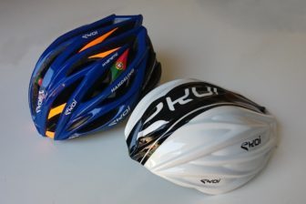 The Ekoi Ekcel Magnetic helmet and aero cover