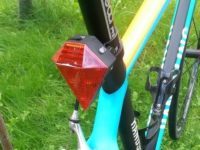 The shape of the OxyLED gives it a claimed 220 degrees of visibilty