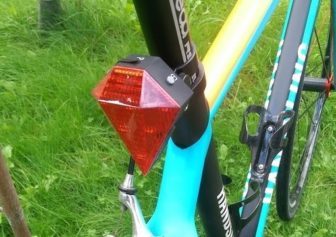 The shape of the OxyLED gives it a claimed 220 degrees of visibilty