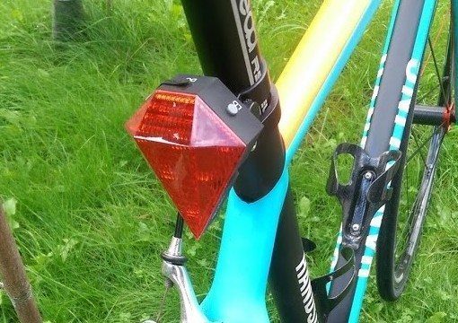 The shape of the OxyLED gives it a claimed 220 degrees of visibilty