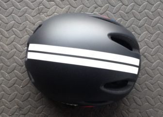 From above, you can see the smooth, wind-cheating shape of the Rivet