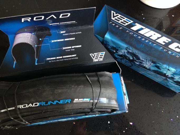 Vee Tire Co. fancy packaging.