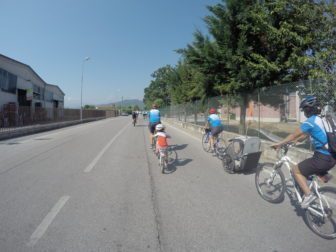 The group included riders of all ages and abilities