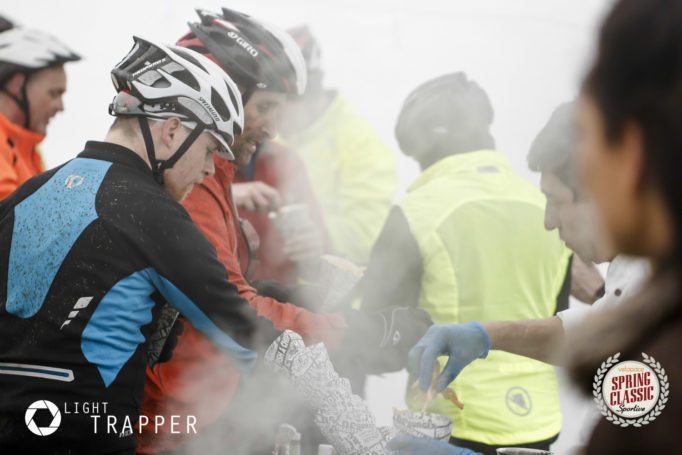 A feed station in a pub? With hot chips? Is this cycling heaven? Photo courtesy of Light Trapper