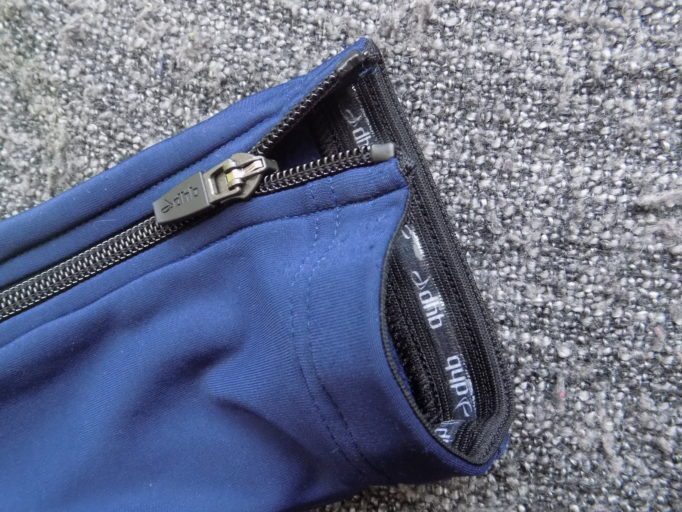 Zipped, elasticated and with a silicone band, these cuffs are not going anywhere