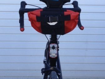 From the rear you get an idea of how much you can fit into the Ortlieb