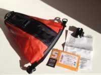 The Ortlieb's opening can swallow a lot of kit