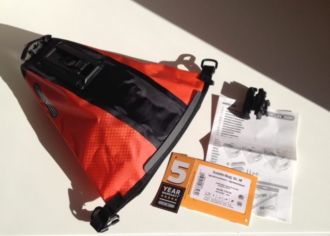 The Ortlieb's opening can swallow a lot of kit