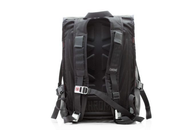 The Chrome Barrage Cargo bag sits high on your back, but was still comfortable