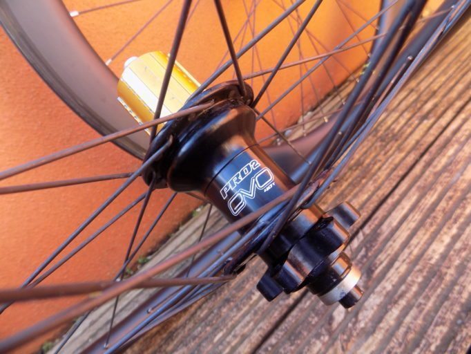 Hope Pro2 hubs are at the heart of these review wheels, Pro4 will be the standard