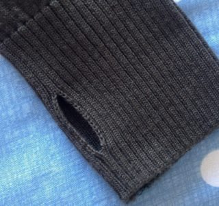 Thumb loops on the Suffolk's cuffs keep the sleeves in place