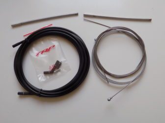 I also ran TRP's DiscConnect Cable and Housing Kit. Compressionless cable housing improves braking