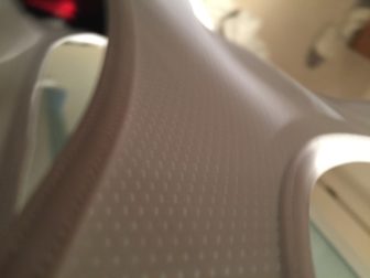 Mesh on the bib helps keep you cool and dry