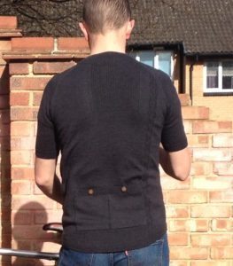 Rear pockets will mark you out as a cyclist and the buttons say trad cyclist