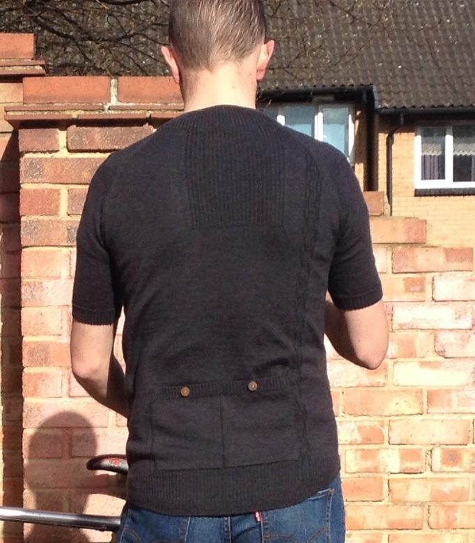 Rear pockets will mark you out as a cyclist and the buttons say trad cyclist