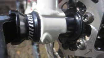Niner rear thu-axle detail