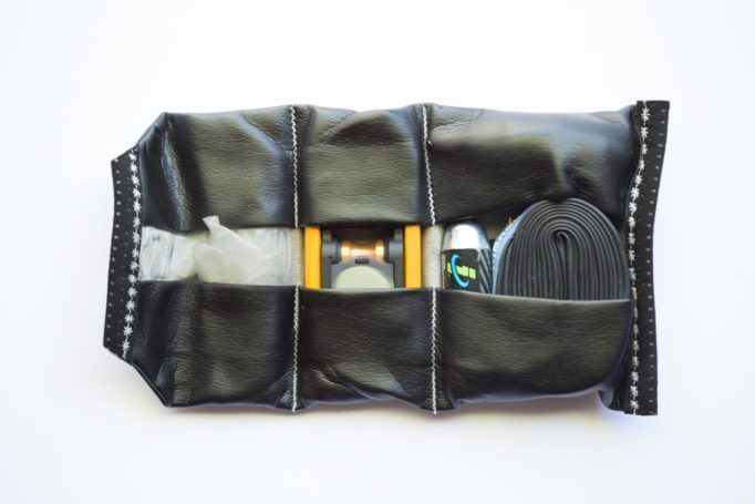 The Serfas ST-15i fits neatly into the Jet Roll tool bag