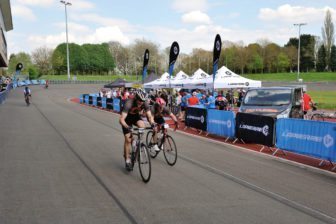 Journey's end and riders sprint over the line for bragging rights