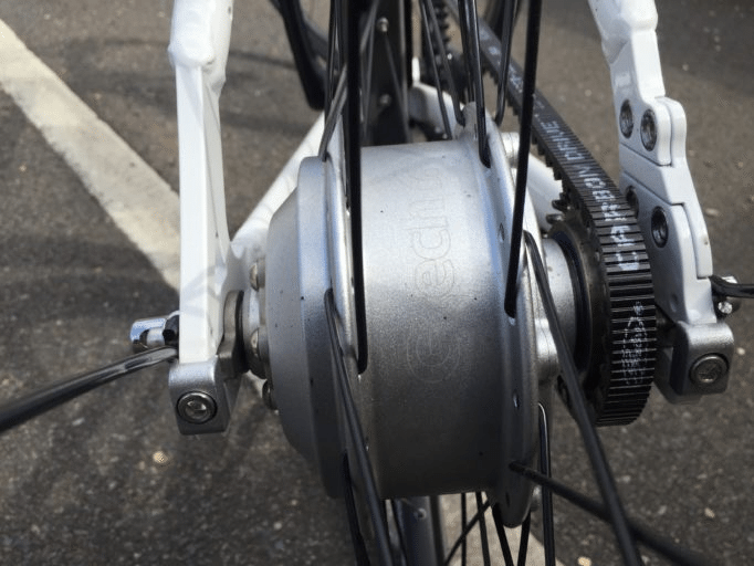 The 36V high torque motor will get you up to 15mph, after that it's up to you if you want to go faster!