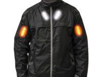 The Visijax LED Commuter Jacket should keep you dry and safe on your night time commute