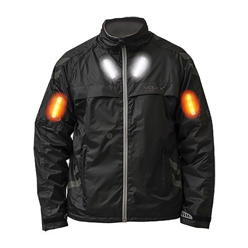 The Visijax LED Commuter Jacket should keep you dry and safe on your night time commute