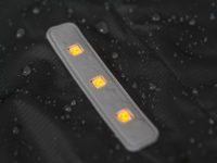 The sleeve mounted LEDs are mounted in a plastic strip