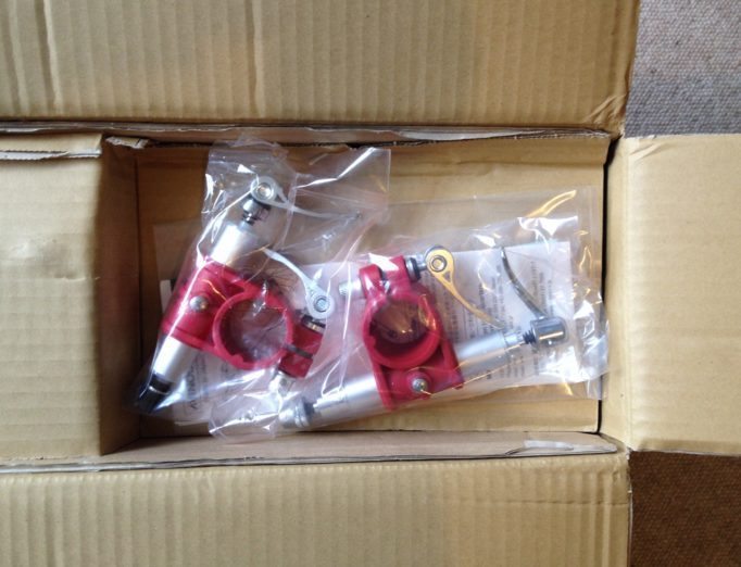 Seperate clamps for rear or front wheel clamping