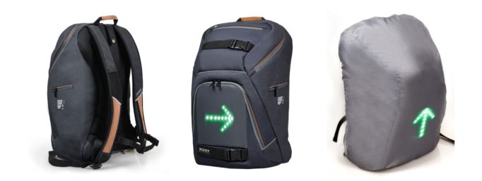 The GoLED Commuter Back pack is a smart looking bag with LEDs to let other road users know where you're going