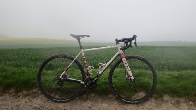 The Niner RLT 9 Steel, looking moody on the South Downs