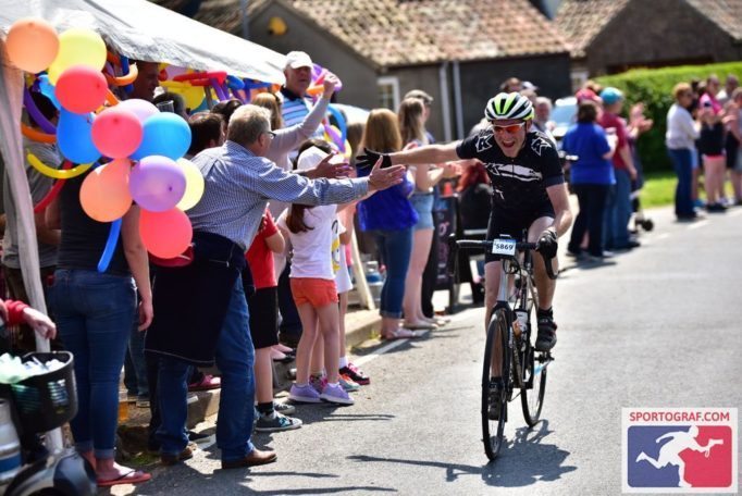 Some riders were clearly loving the attention. Photo courtesy of Sportograf