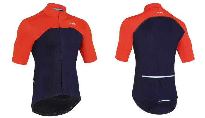 The Aeron Rain Defence Short Sleeve Jersey from dhb, paired with their Rain Defence warmers and shorts, will keep you riding, no matter the weather