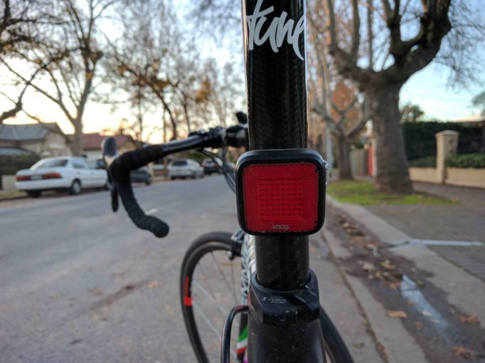 The rear light gives you up to 44 lumens to blind unwanted wheel suckers