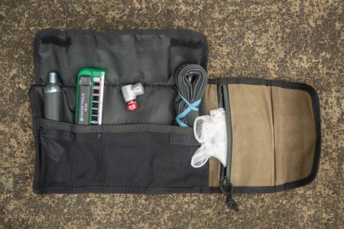 Separate pockets help keep everything in it's place