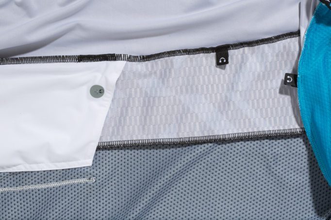 The Roka jersey includes routing for your headphones; if you must use them, might as well keep it all neat!
