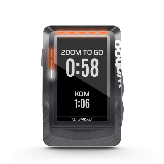 Keen Strava hunter? The the ELEMNT will let you know when you're on for a PB