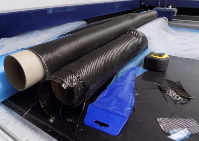 Carbon fibre waits to be turned into... well anything. That's the magic of carbon fibre