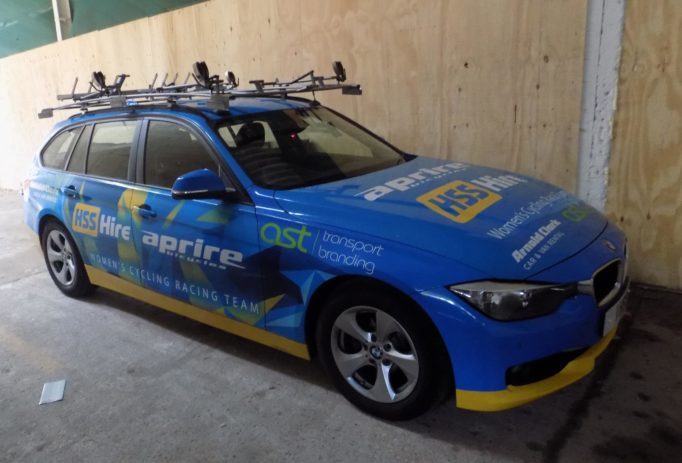 The Aprire/HSS Hire Women’s Race Team will be riding the Aprire Vincenza frame for 2017, watch out for their team car