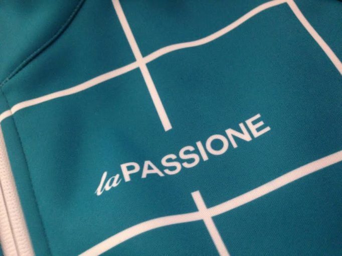 La PASSIONE  use a strong geometric design on their Winter Jacket
