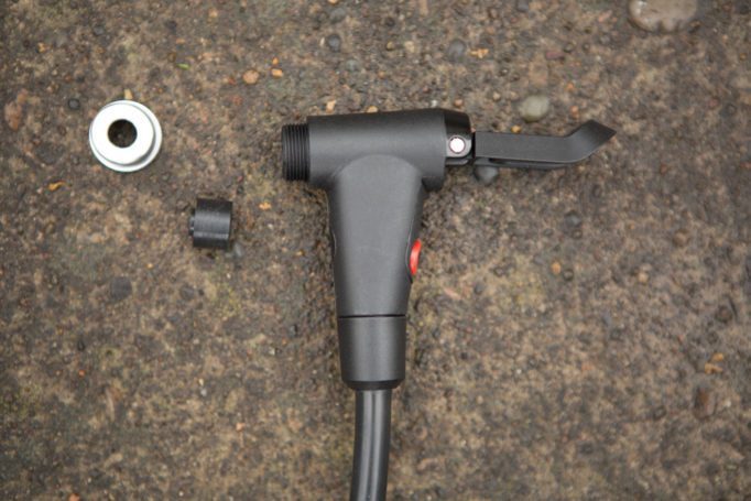 Swapping between valve types means flipping the internal washer