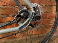 Shimano's cable operated disc brakes are on braking duty
