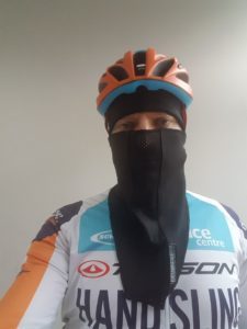 The complete Weatherneck System ready for a spin out