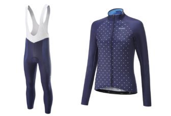 Velotec Elite ladies bib tights and long sleeved jersey