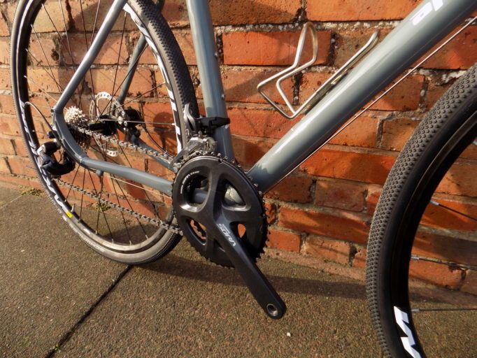 The Shimano Sora groupset performed faultlessly