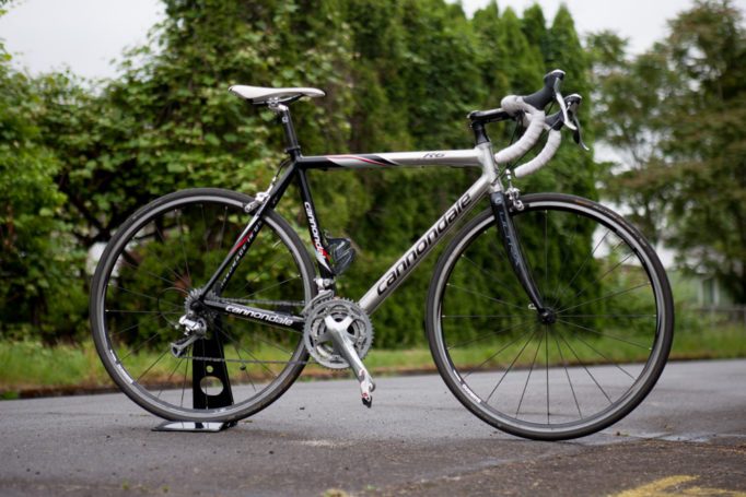 The Cannondale CAAD9 in it's original finish, we think you'll agree the new look is an improvement