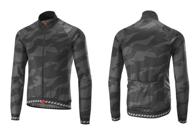 The Velotec Elite Camo Winter Jacket uses eVent fabric to keep you warm and dry