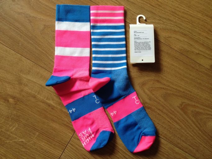 A pair of TIC ‘A Bloc’ socks, I think!