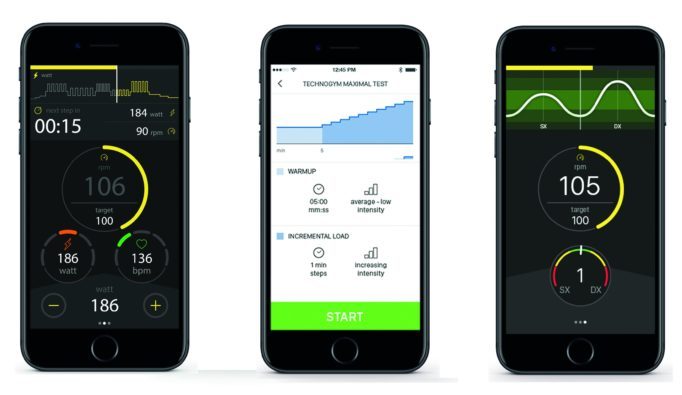 The MYCYCLING app will allow you to control the  trainer and monitor you training