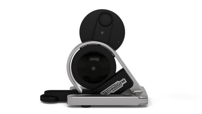 The Technogym MYCYCLING direct driver trainer