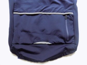 There's plenty of dry storage, as long as you don't overload the pockets. An extendable tail will go some way to keeping your rear dry too